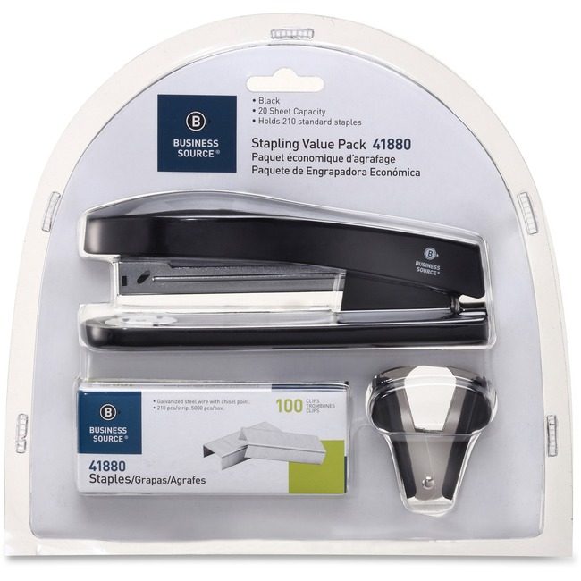 Business Source Kit Stapler Full Valuepack BSN41880