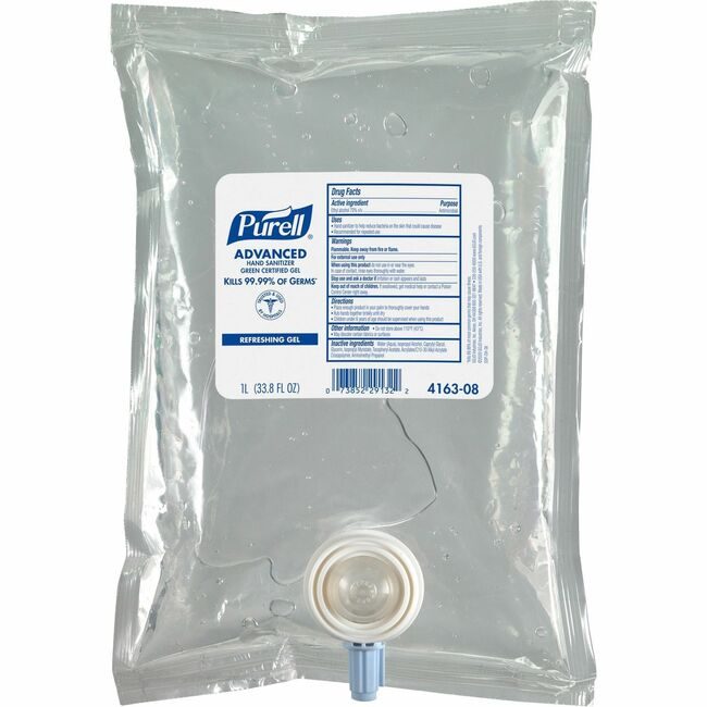 GOJO Industries Sanitizer Refil Gel Green CS2 GOJ416308