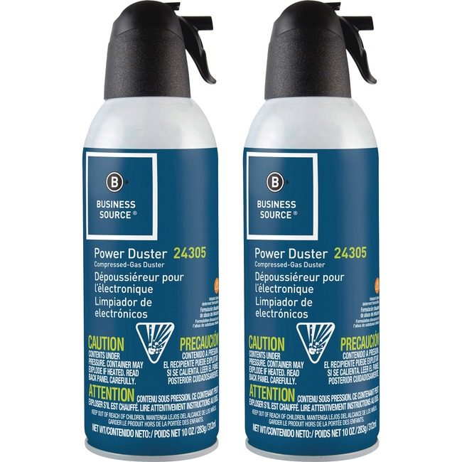 Business Source Cleaner Air Duster 10OZ 2 Pack BSN24302
