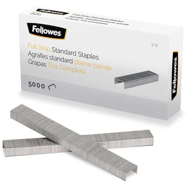 Fellowes Brands Staples Full Strip 1/4IN 5000P FEL5010801