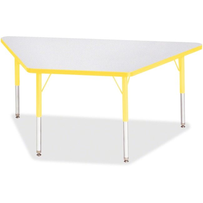 Jonti-Craft, Inc. Table Trapezoid 30X60 Gy/Yw JNT6443JCE007