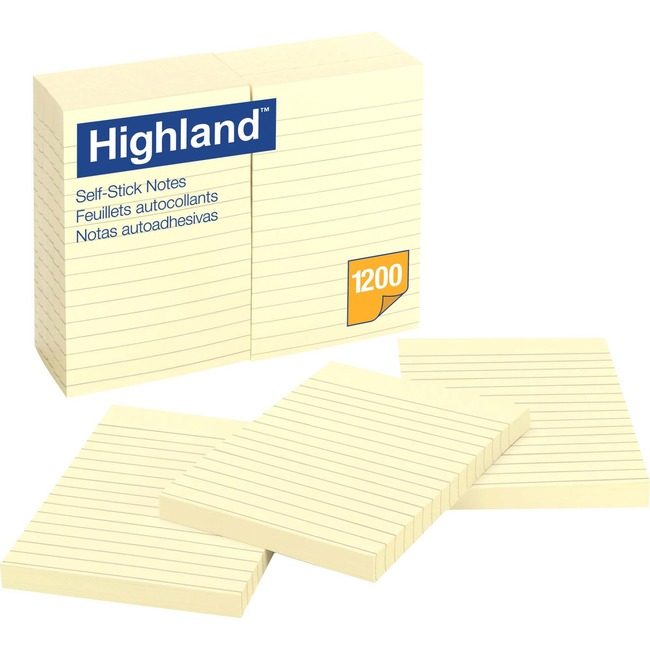 3M Company Note Highld Ruled 4X6 Yw MMM6609-YW