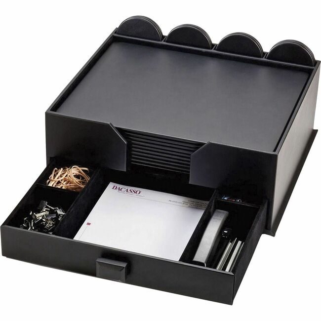 Dacasso Conf Lthrette 23PC Black DACD1060