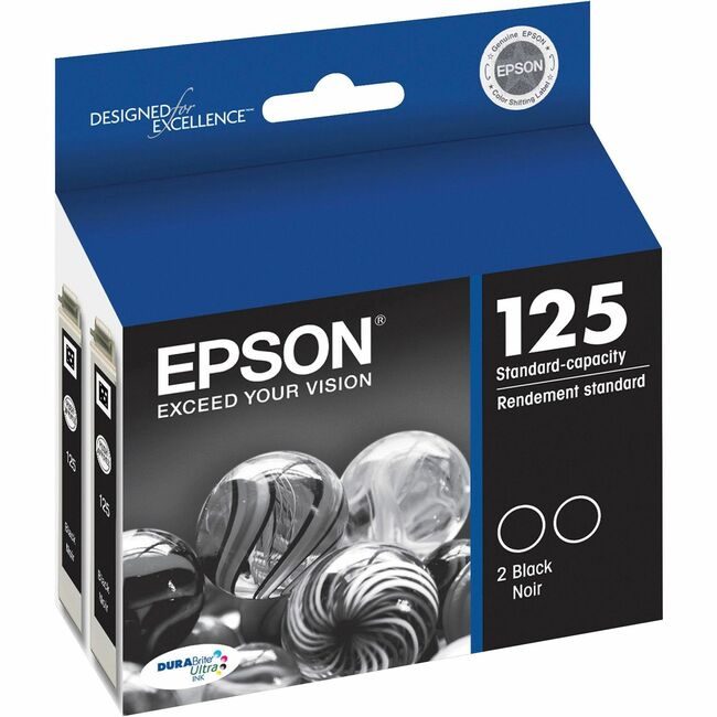 Epson America Crtdg Ink Wkforce Black 2/PK EPST125120-D2