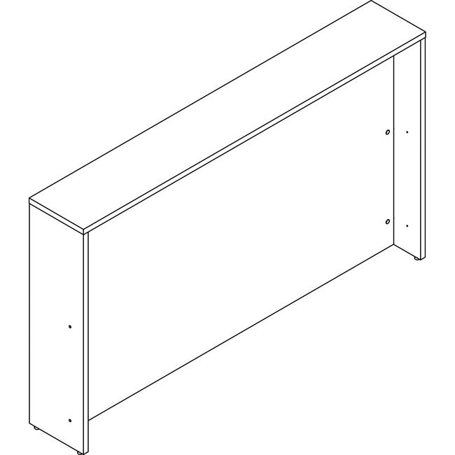 Lorell Counter Reception 76X12 Ge LLRPMC7643GE