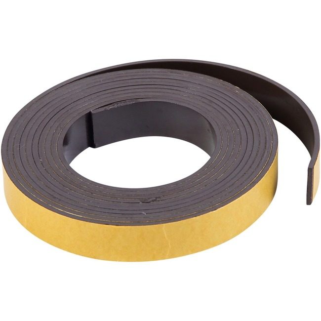 Bi-silque / MasterVision Magnet Adhsve Tpe .5X7 Black BVCFM2319