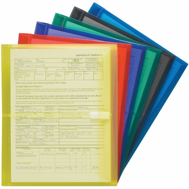 Smead Manufacturing Co. Envelope Poly Side 6 Pack Clear SMD89669