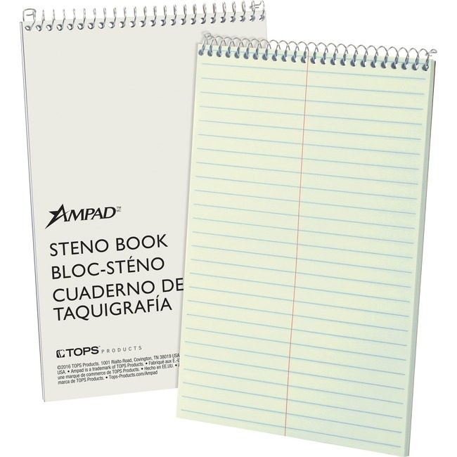 TOPS Products Book Steno Gregg 80SH Green TOP25274