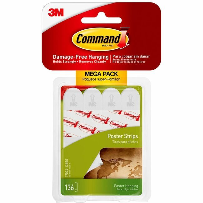 3M Company Strip Poster 136 Count MMM17024136ES