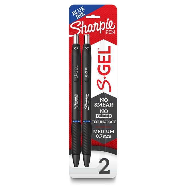 Sharpie / Expo / Prismacolor / Sanford Newell Brands / Sanford Sharpie / Expo / Prismacolor / Pen Gel 0.7MM Blue 2 Count SAN2096170