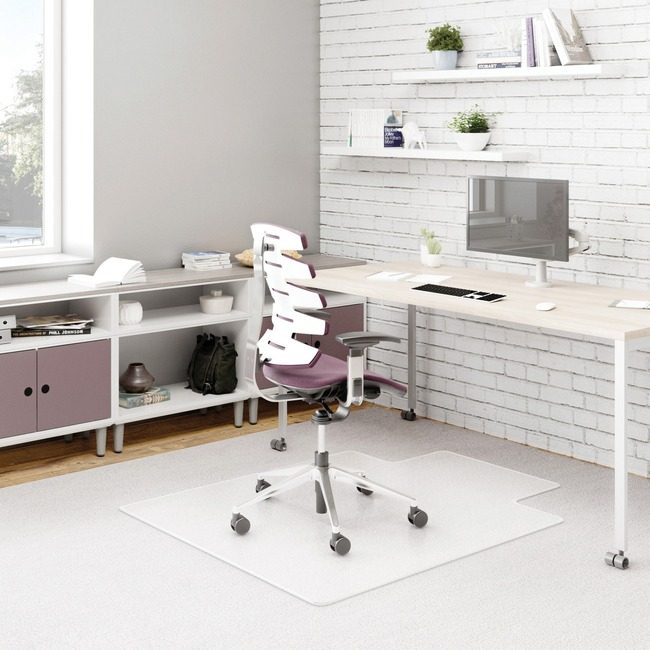 Deflecto Chair Mat Dura W/Lip 46X60 DEFCM13433F