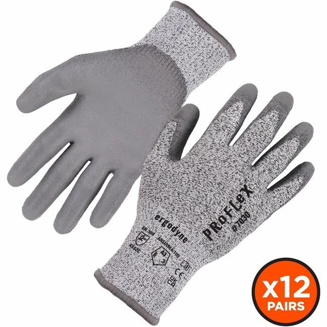 Ergodyne Glove Coated A3 Pu Gray M EGO10453
