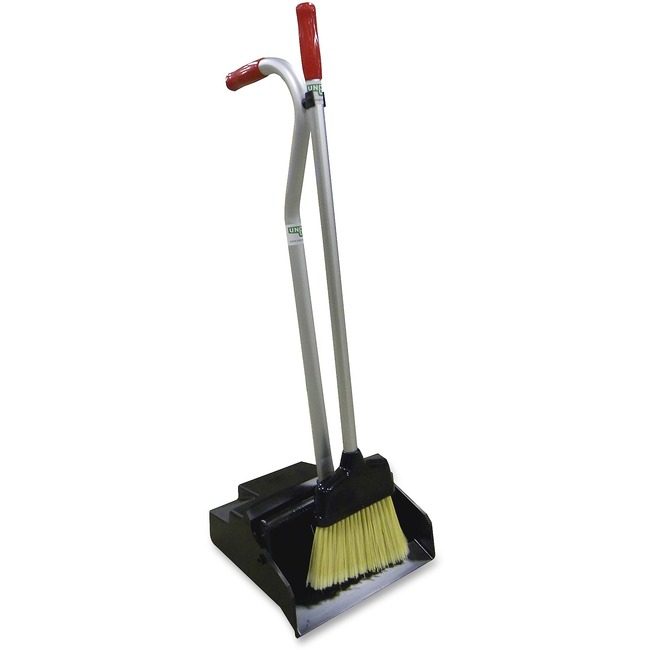 Unger Professional Dustpan W/Broom Black UNGEDPBRCT