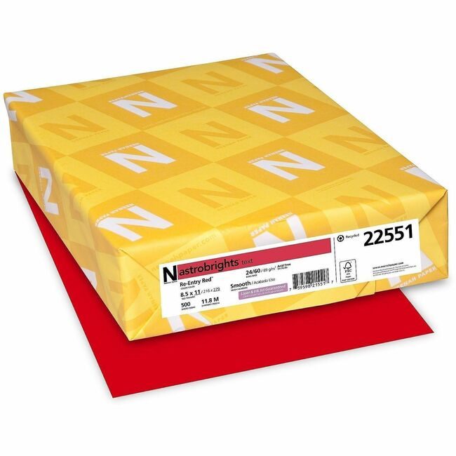 Neenah Paper, Inc. Astrobrights Astrobrt 24# Rntry Rd WAU22551