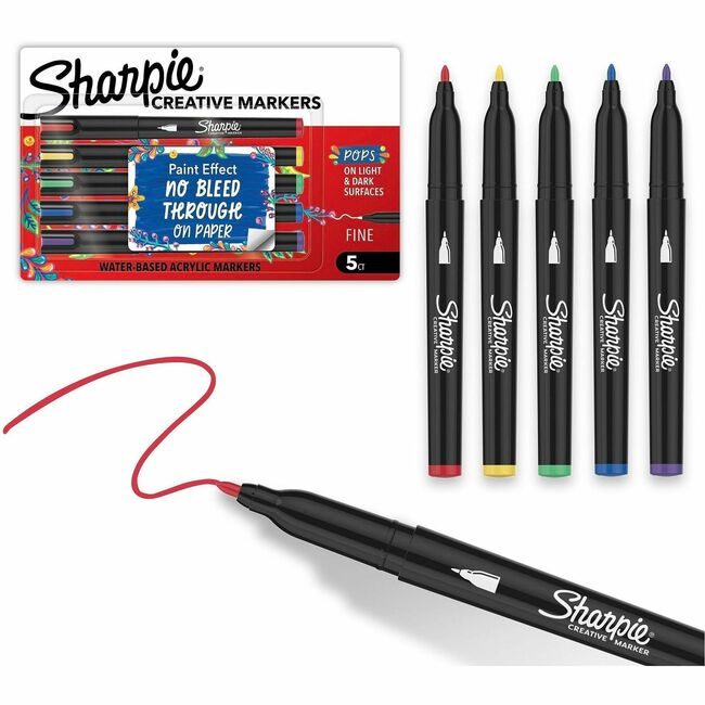 Sharpie / Expo / Prismacolor / Sanford Newell Brands / Sanford Sharpie / Expo / Prismacolor / Marker Shrp Finecreate 5 Count SAN2212830