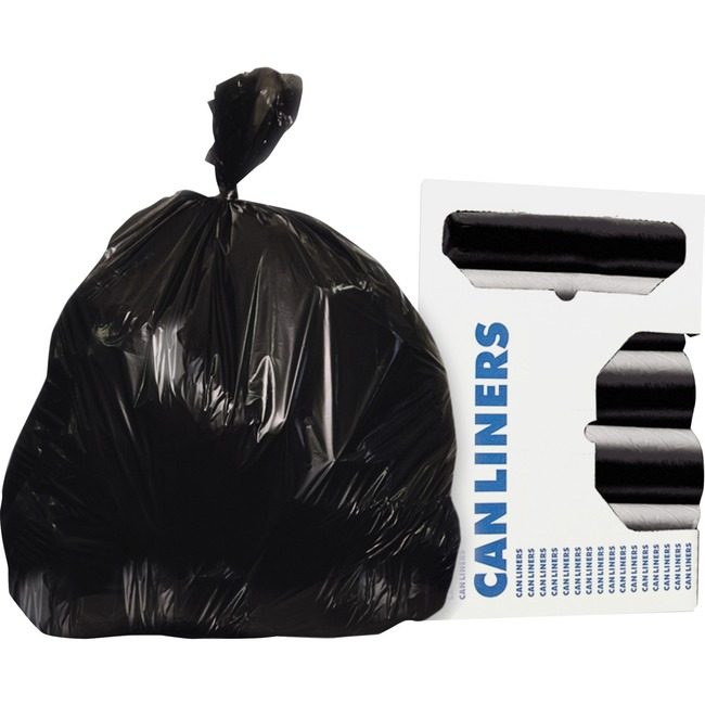 Heritage Bag / Novolex Liner Can 37X50 44GAL Black HERH7450PKR01
