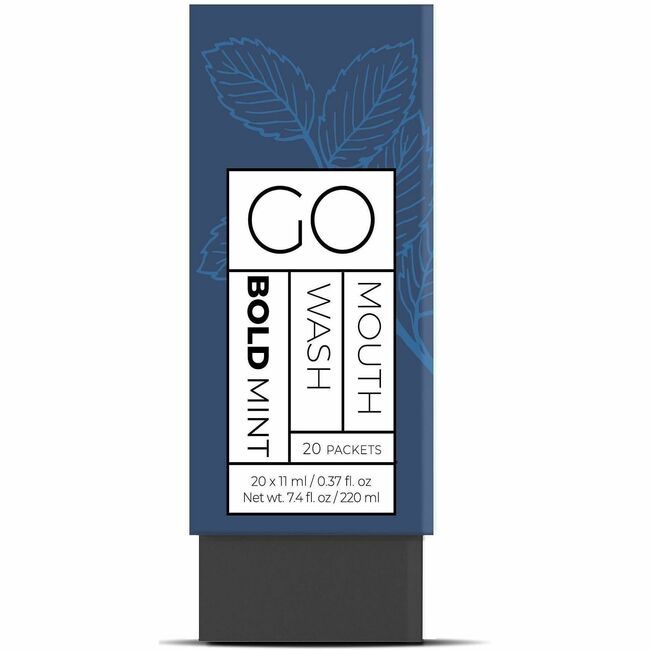 Go Essentials Mouthwash Mint Onthego 20 Pack GMHMW20BOLD