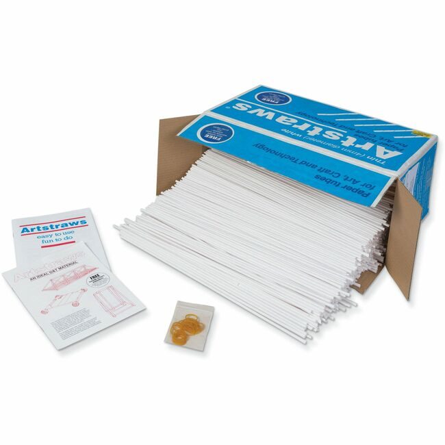 Pacon Corporation Artstraws Paper 4MM 1800 Count PAC9030