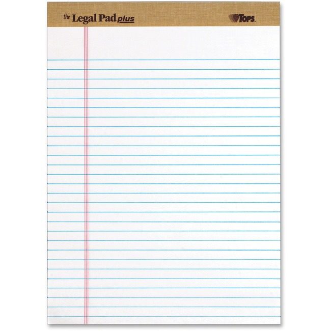 TOPS Products Pad Lgl Rl Letter 12/DZ White TOP71533