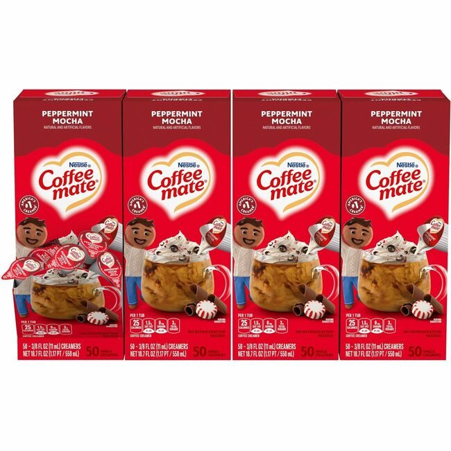 Nestlé Coffee mate Creamer Peppermintmch 50 Count NES76060CT