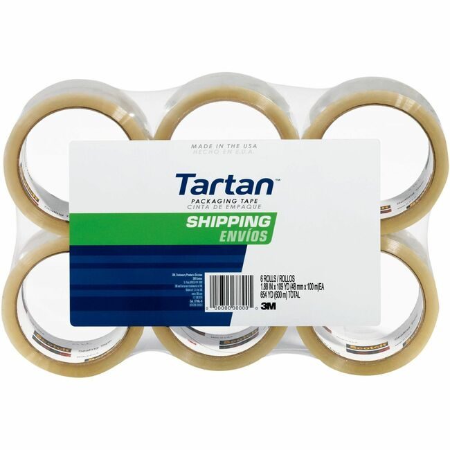 3M Company Tape Pkg Tartan 1.88X54.6YD MMM37102CRPK