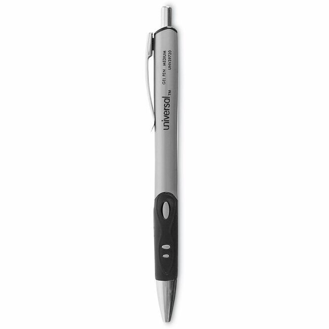 Universal Office Products Pen Gel Retrct 0.7MM Black UNV39720