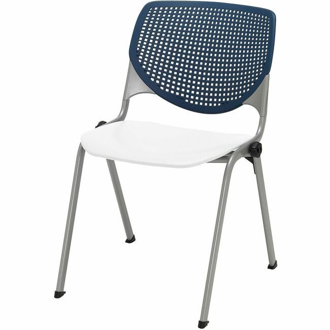 KFI Seating Chair Kool Stack Navy White KFI2300BKB03S08