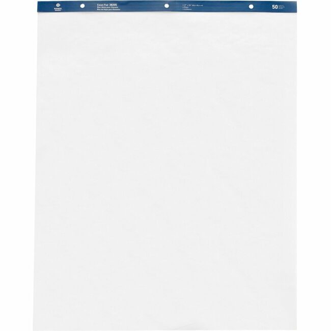 Business Source Pad Easel Plain 27X34 4 Pack BSN38205