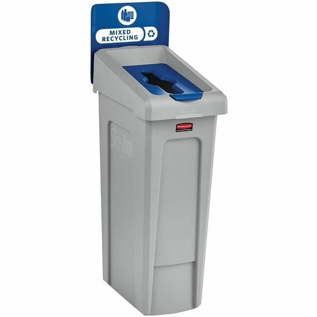 Rubbermaid Commercial Products Station Recycling Mixed 23G RCP2185055