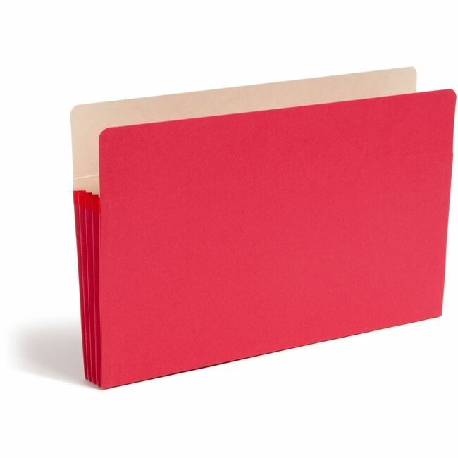 Smead Manufacturing Co. Pocket File Legal 3.5"EXP Red SMD74231