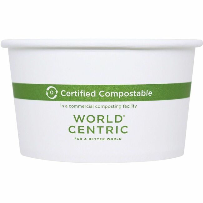 World Centric Bowl White 12OZ 500 Count WORBOPA12