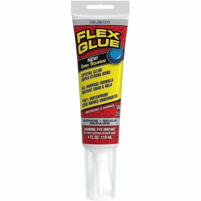 Swift Response, LLC Flex Seal Glue Tube 4OZ Clear FLXGFSCLRR04