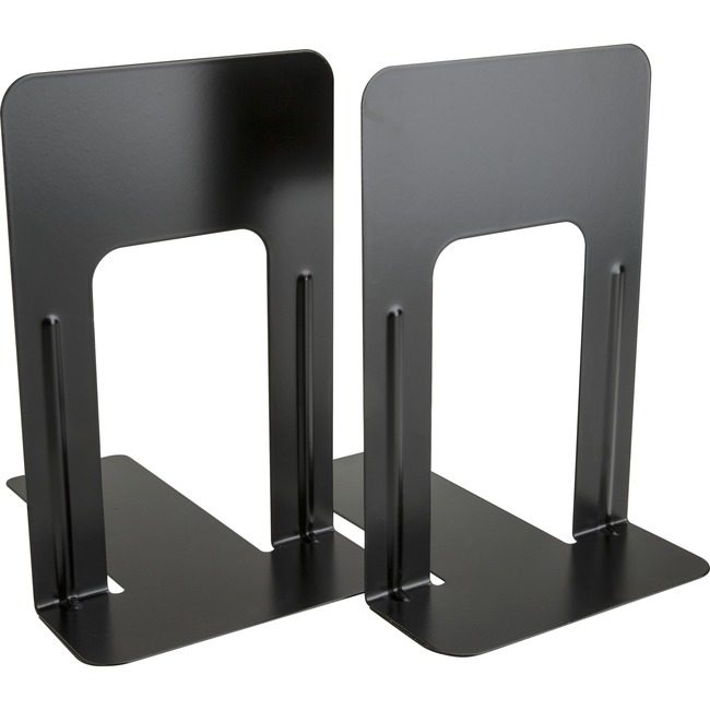 Business Source Bookend Jumbo Base Black BSN42551