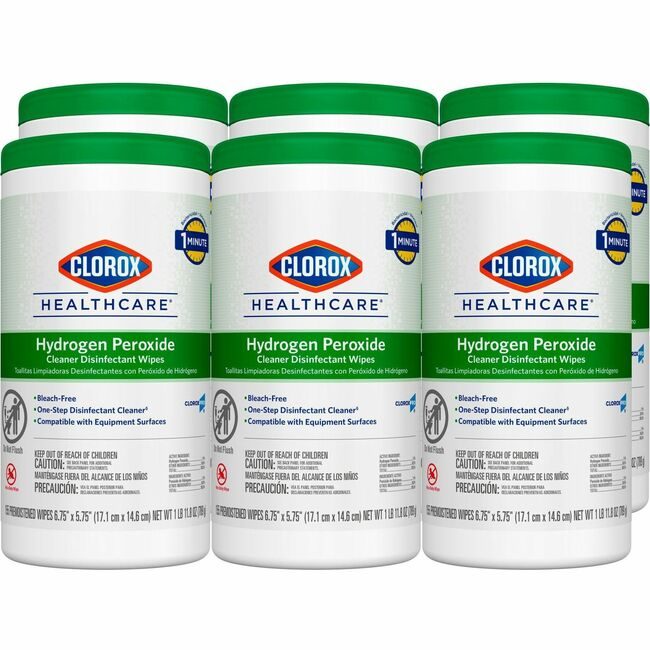 CloroxPro / Clorox The Clorox Company CloroxPro / Wipes Dsfct Hperox 155 Count CLO30825CT