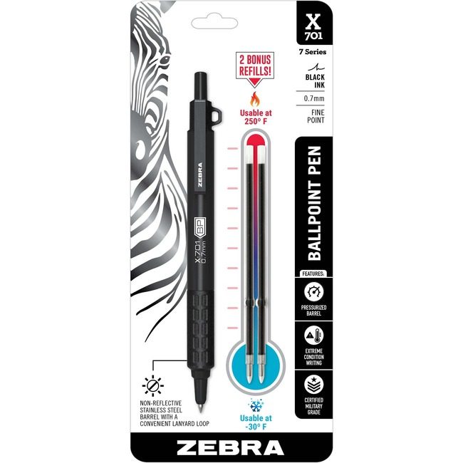 Zebra Pen Corporation Bp X-701 Rt Black ZEB29811
