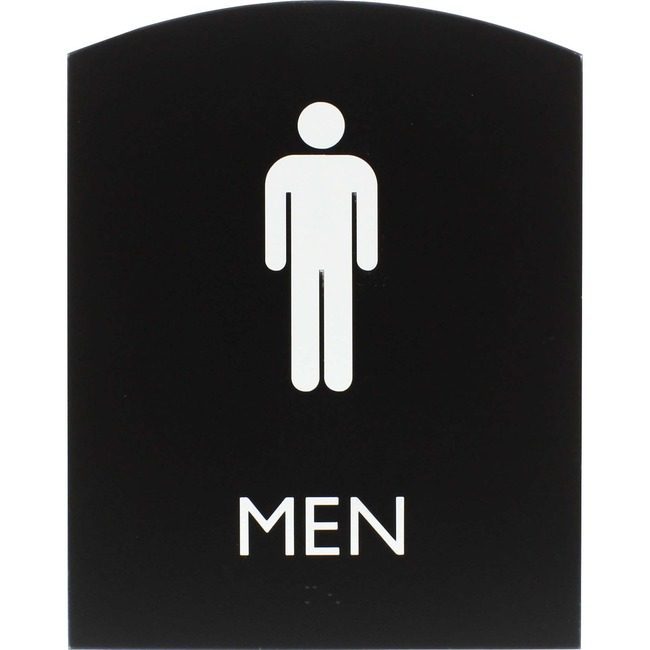 Lorell Sign 8.5X6.75 Ada Men Rr Ar LLR02676