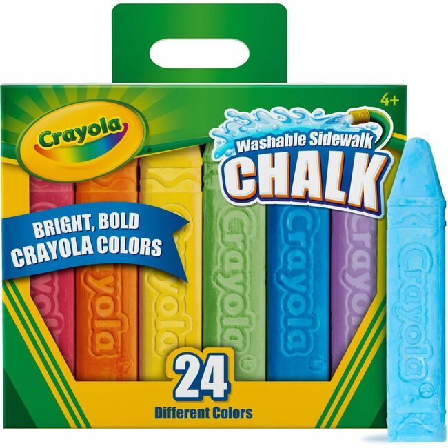 Crayola LLC Chalk Sidewalk Wash 24 Count CYO512024