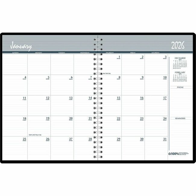 House of Doolittle Planner Monthly Wrbd 1MTH/2PG HOD26207