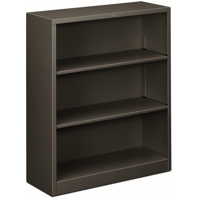 The HON Company Bookcase 3SHLF Mtl 41"H Ccl HONS42ABCS