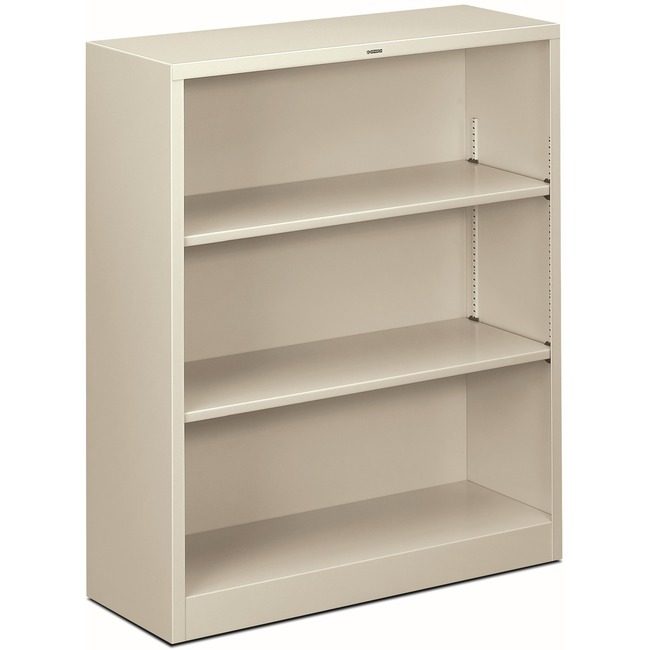 The HON Company Bookcase 3SHLF Mtl 41"H Gray HONS42ABCQ