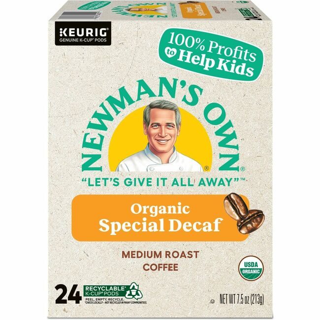 Keurig Dr Pepper / Green Mountain Coffee Roasters Kcup Newmansspcldecaf 24BX GMT4051