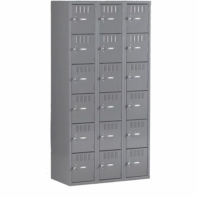 Tennsco Locker Storage 36W18D72H Mg TNNBS6121812CMG
