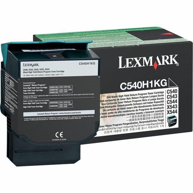 Lexmark International Crtdg Prt Return Hy Black LEXC540H1KG