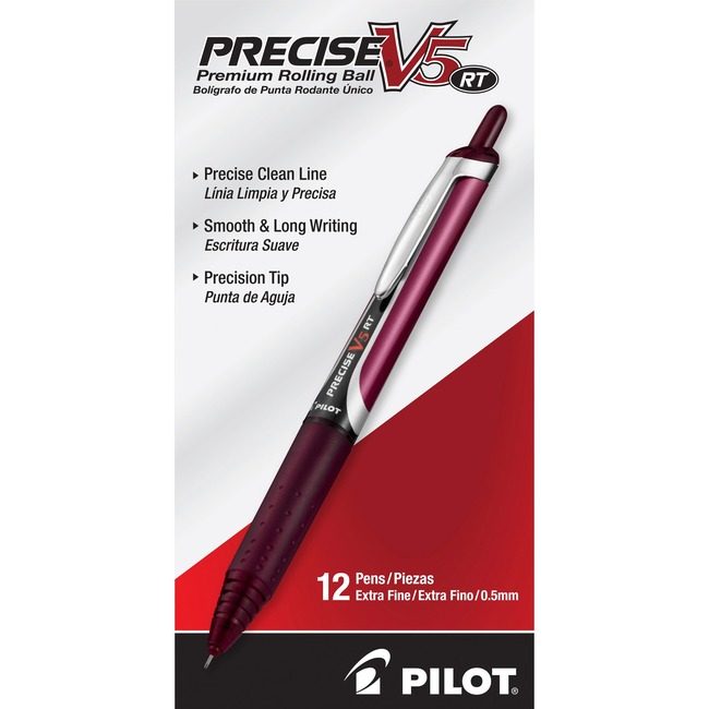 Pilot Corporation of America Pen Precise Rt V5 Burg PIL15137