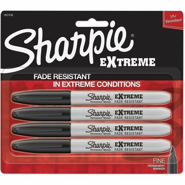 Sharpie / Expo / Prismacolor / Sanford Newell Brands / Sanford Sharpie / Expo / Prismacolor / Marker Shrpext Fine Black 4 Count SAN1927436