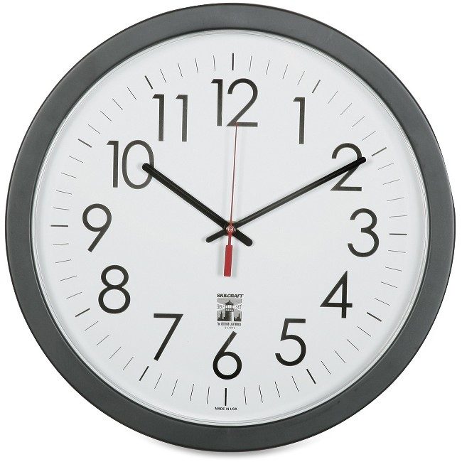 Varies / verify SKU SKU-LEVEL VERIFICATION REQUIRED Clock Wall Self-Set Black 14.5 NSN6238823