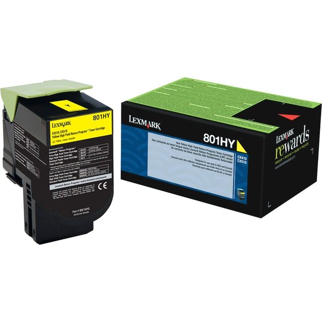 Lexmark International Crtdg Tnr Rtn P Hy Yw 801HY LEX80C1HY0