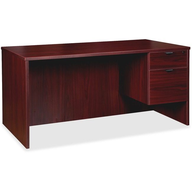 Lorell Desk 30X66 Right 3/4 Ped My LLRPD3066QRMY
