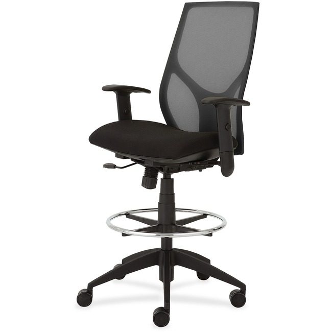 9to5 Seating Low Stool W/ Blk Seat Adj NTF1468Y1A8M101