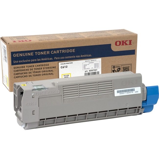 OKI Data Toner C612 6K YELLOW OKI46507501